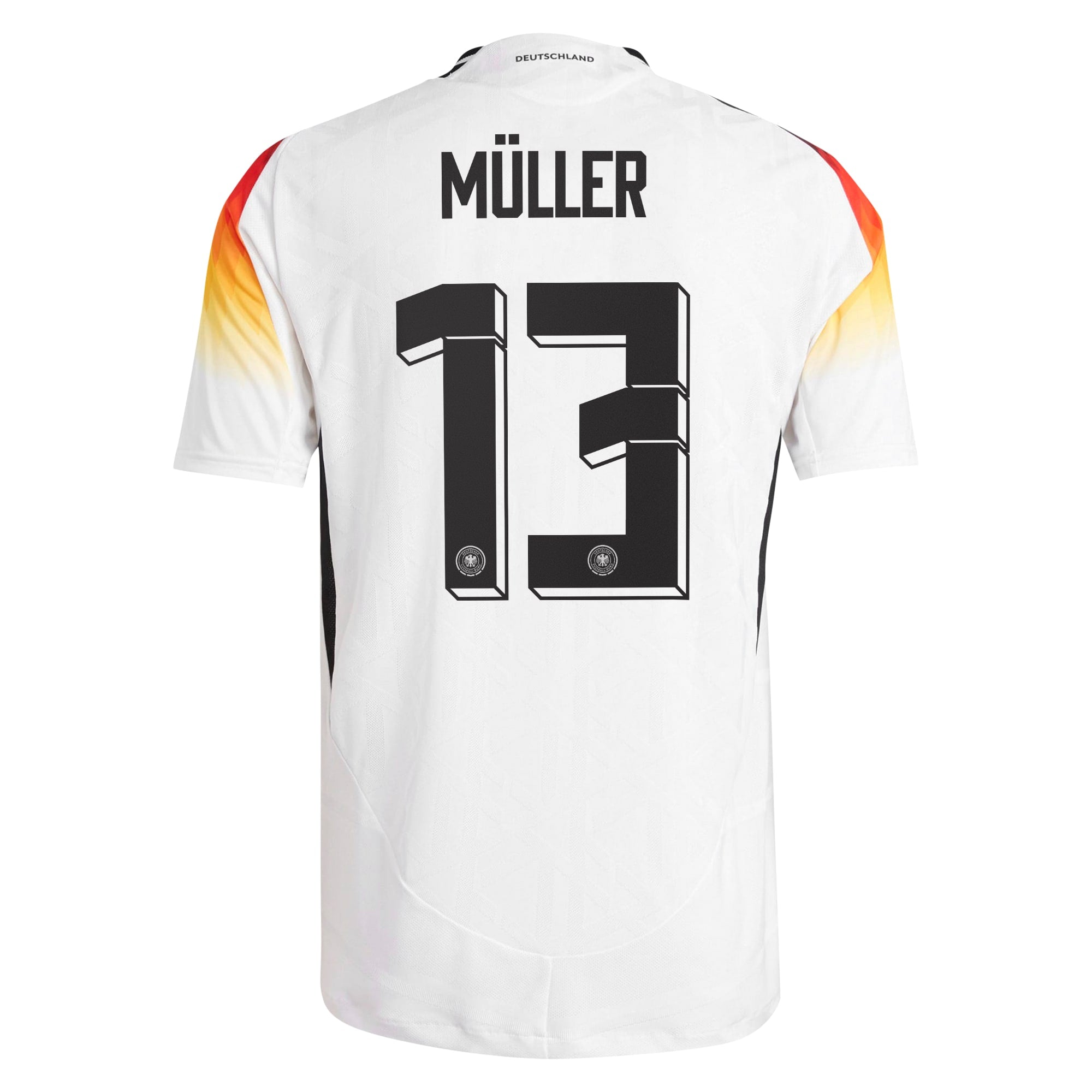 Thomas Muller Germany National Team adidas 2024 Home Jersey - White - Jersey Teams World