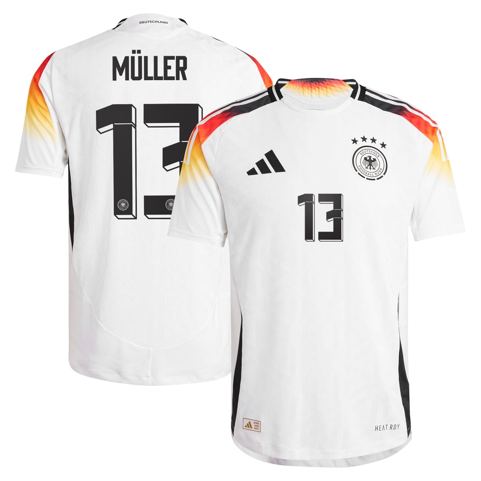 Thomas Muller Germany National Team adidas 2024 Home Jersey White