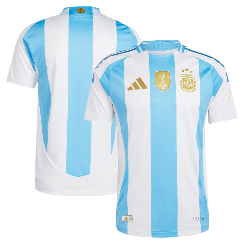 Argentina National Team adidas 2024 Home Custom Jersey - White