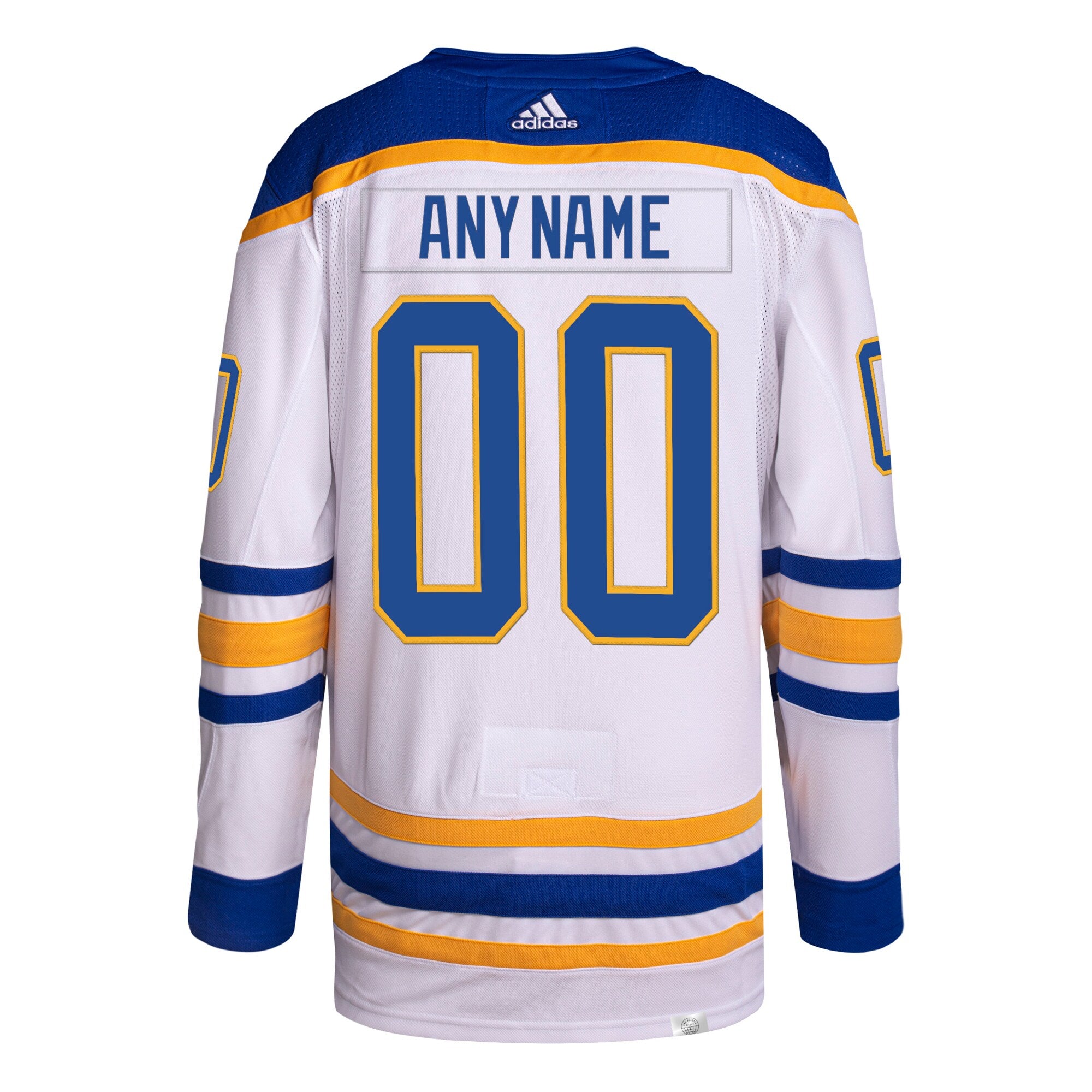 Buffalo Sabres adidas Away Primegreen Custom Jersey - White - Jersey Teams World
