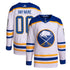 Buffalo Sabres adidas Away Primegreen Custom Jersey - White - Jersey Teams World