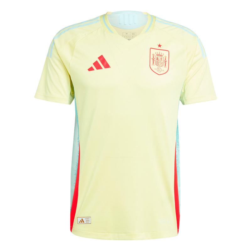 Spain National Team adidas 2024 Away Custom Jersey - Yellow