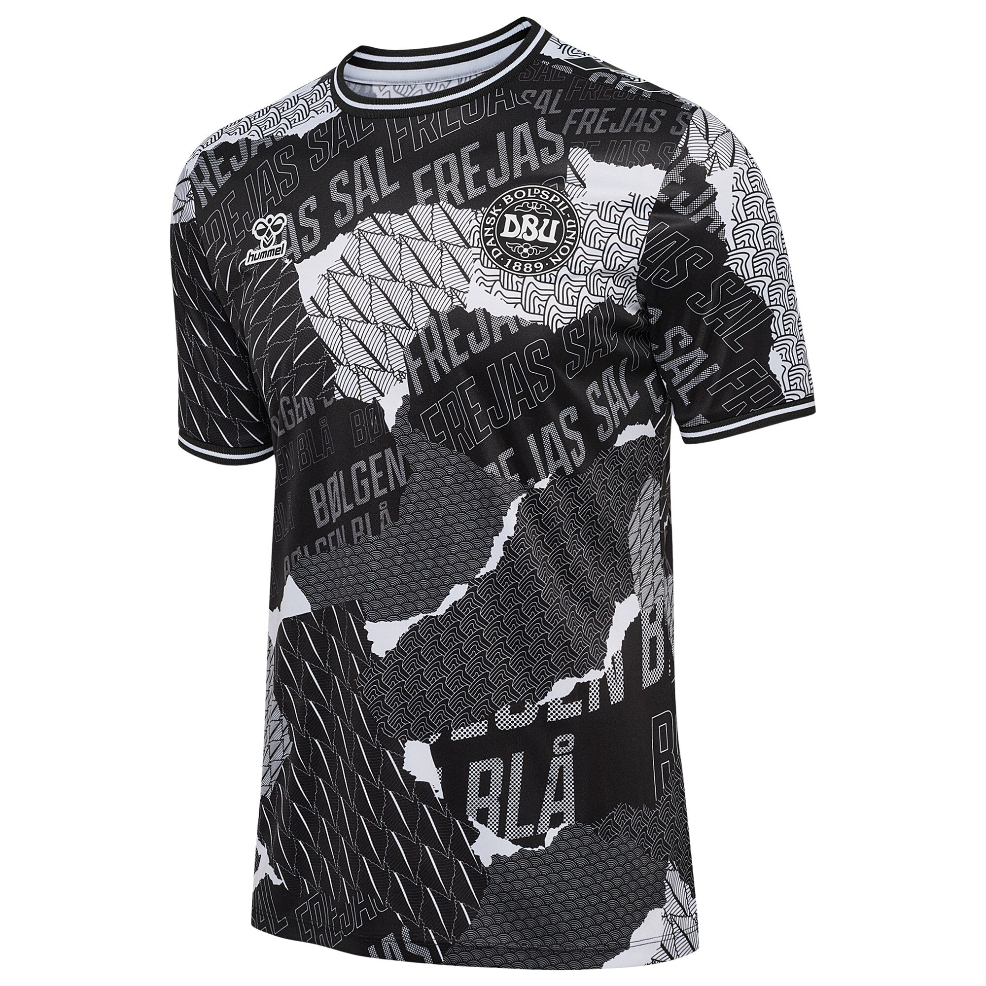 Denmark National Team 2024 Pre-Match Top - Black - Jersey Teams World