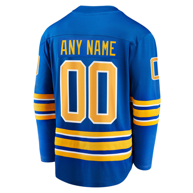 Buffalo Sabres Fanatics Branded Home Breakaway Custom Jersey - Royal