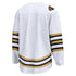 Boston Bruins Fanatics Branded 100th Anniversary Premier Breakaway Jersey - White - Jersey Teams World