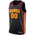 Atlanta Hawks Jordan Brand Swingman Custom Jersey - Statement Edition - Black