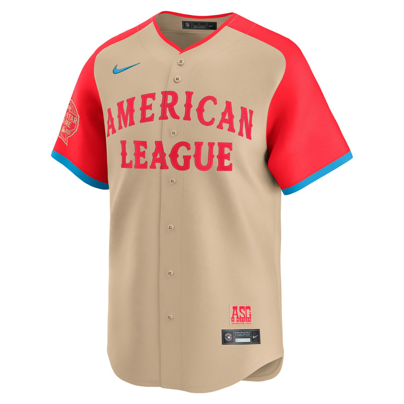 American League Nike 2024 MLB All-Star Game Limited Jersey - Cream