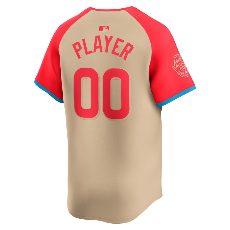 American League Nike 2024 MLB All-Star Game Limited Pick-A-Player Custom Jersey - Cream