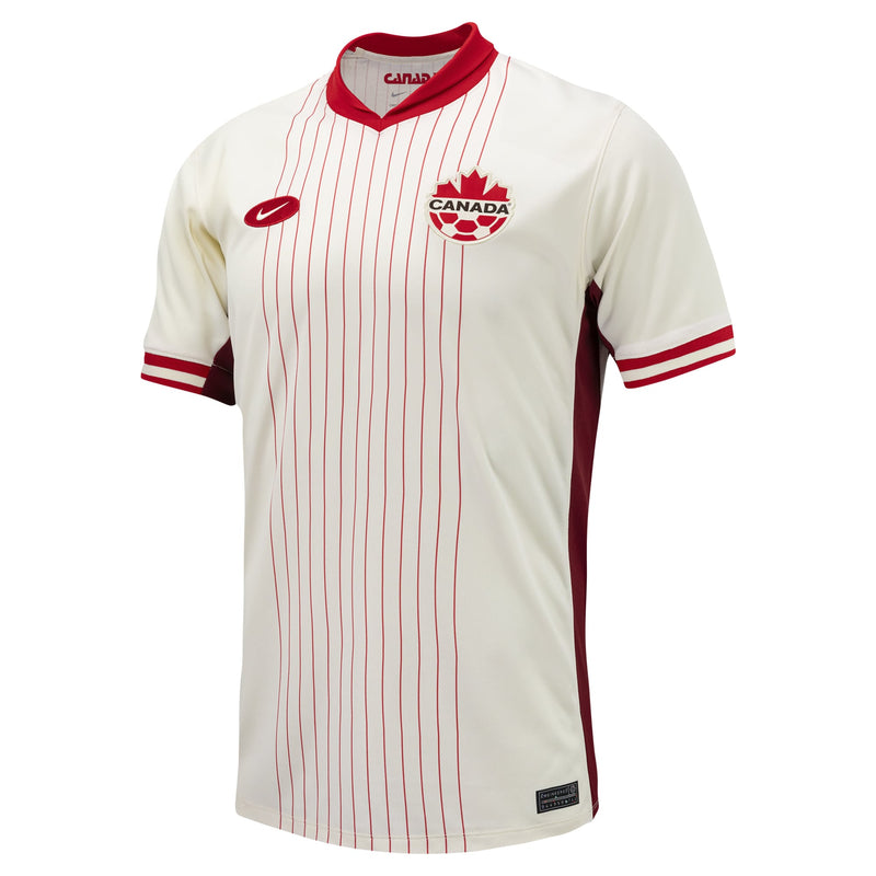 Canada Soccer Nike 2024 Away Customized Jersey - Cream