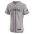 Colorado Rockies Nike Road 2024 Jackie Robinson Day Elite Jersey - Gray - Jersey Teams World