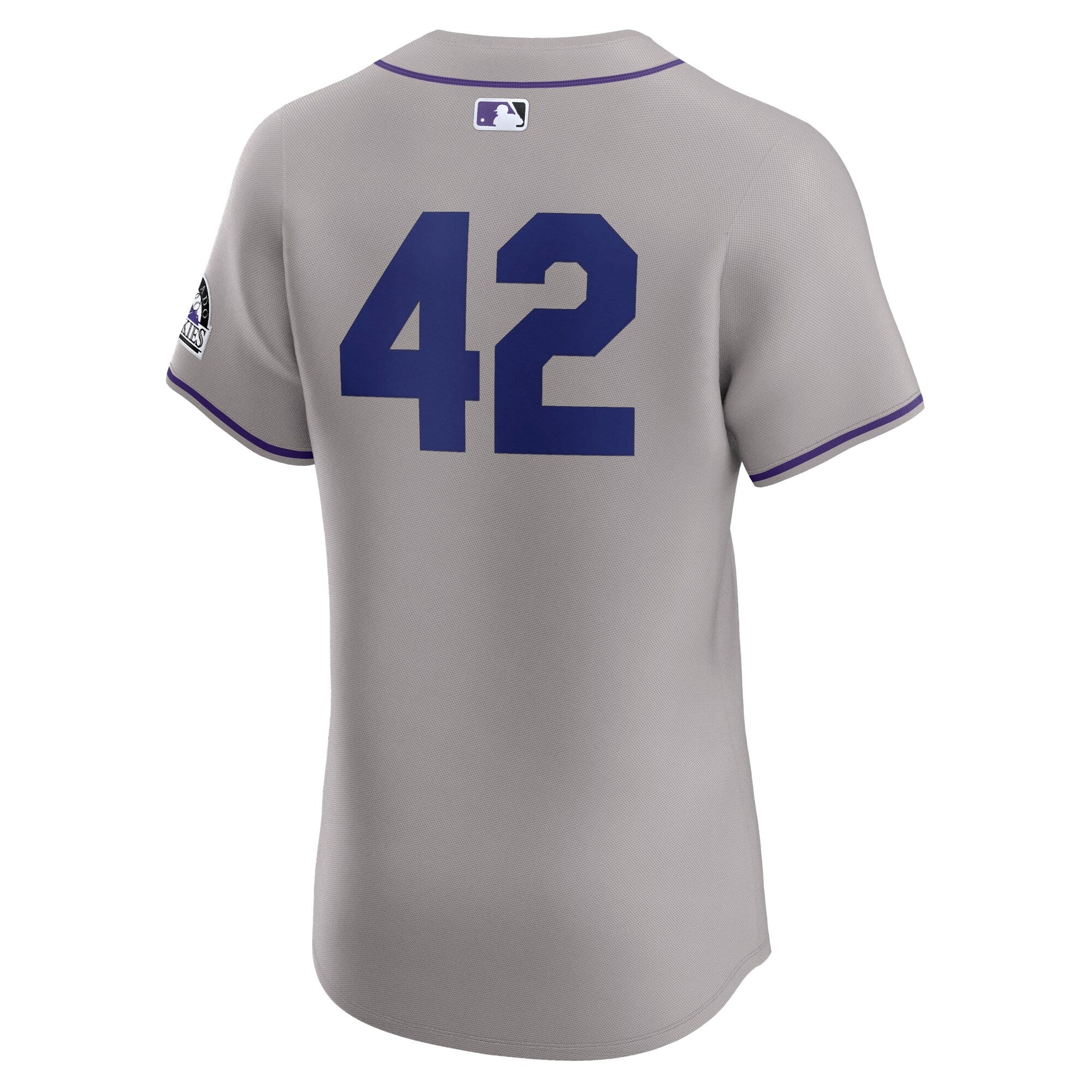 Colorado Rockies Nike Road 2024 Jackie Robinson Day Elite Jersey - Gray - Jersey Teams World