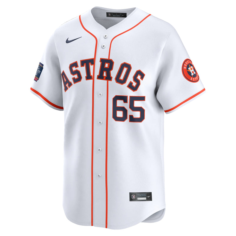 Jose Urquidy Houston Astros Nike 2024 MLB World Tour Mexico City Series Home Limited Player Jersey - White
