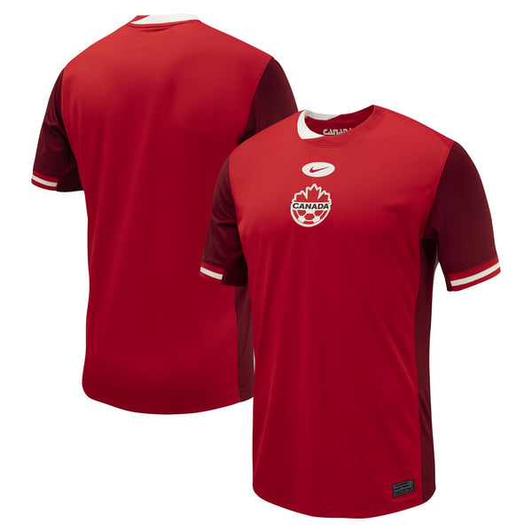 Canada Soccer Nike 2024 Home Custom Jersey - Red