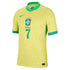 Vini Jr. Brazil National Team Nike 2024 Home Jersey - Yellow - Jersey Teams World