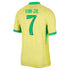 Vini Jr. Brazil National Team Nike 2024 Home Jersey - Yellow - Jersey Teams World