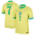 Vini Jr. Brazil National Team Nike 2024 Home Jersey - Yellow - Jersey Teams World