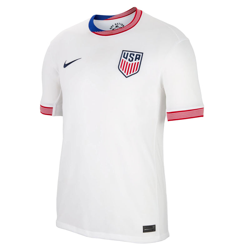 USMNT Nike 2024 Home Custom Jersey - White