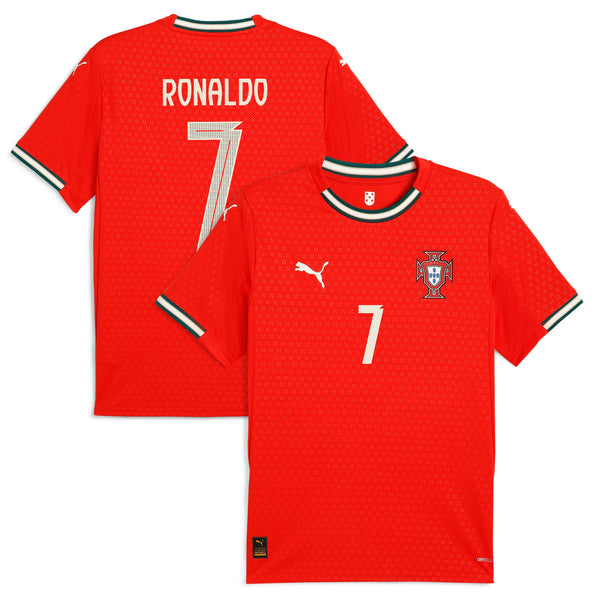 Cristiano Ronaldo Portugal National Team Puma 2025 Home Jersey - Red