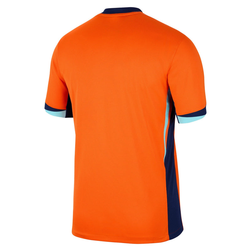 Netherlands Nike Home Stadium Shirt 2024 Custom Jersey - Orange