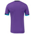 Back view of Nike Orlando Pride 2025 custom jersey in purple with blue sleeve accents