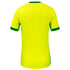 Back view of Nike Washington Spirit 2025 Shockwave Kit yellow soccer jersey with green accents