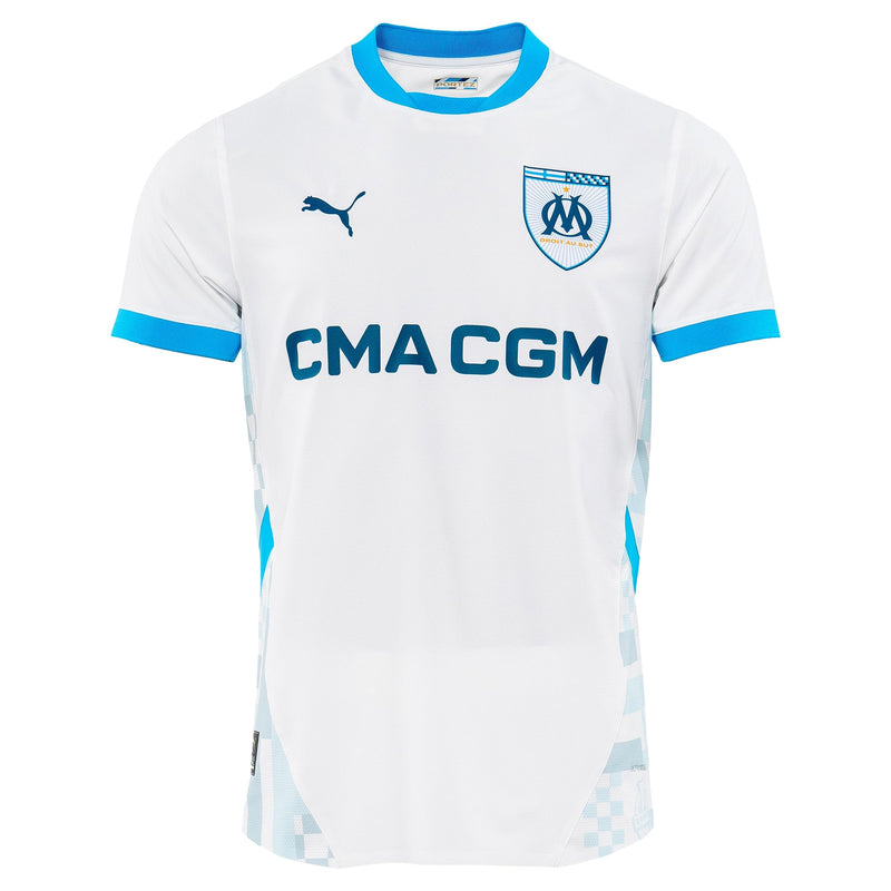 Olympique de Marseille PUMA Home Shirt 2024-25 Custom Jersey - White