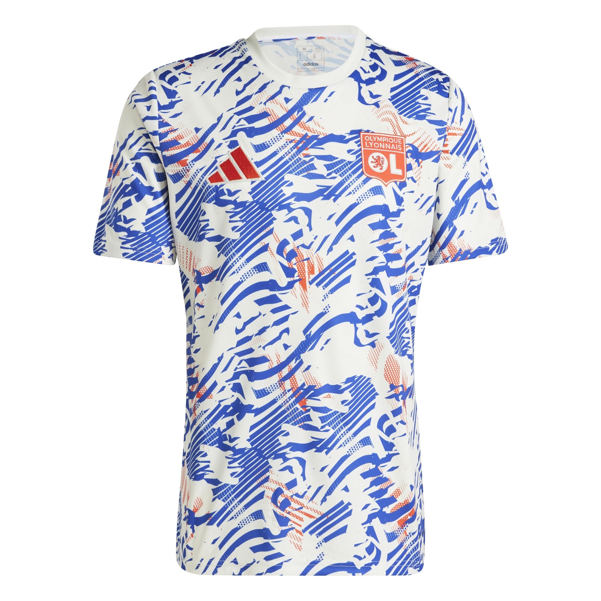 Olympique Lyon adidas Pre Match Shirt - White - Jersey Teams World