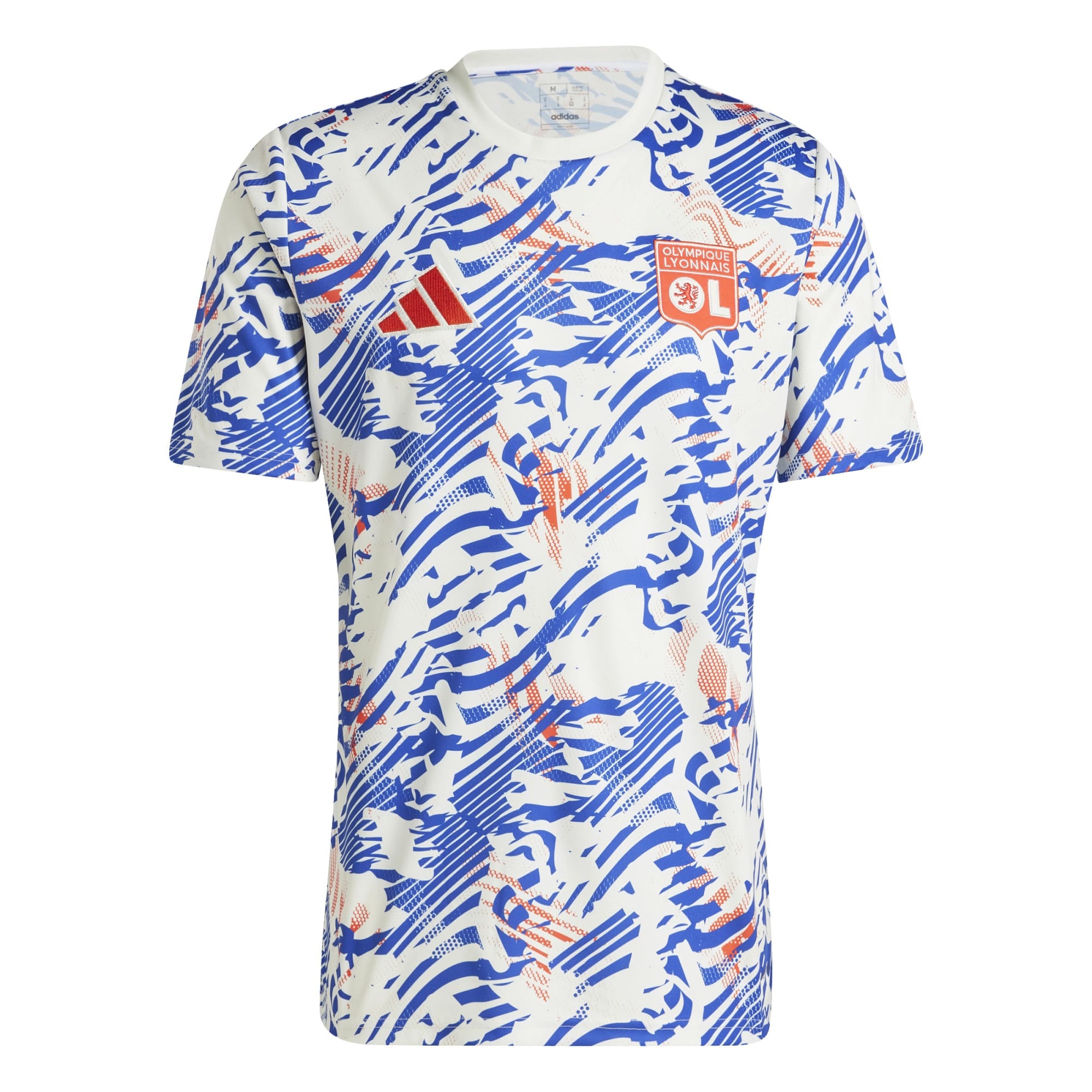 Olympique Lyon adidas Pre Match Shirt - White