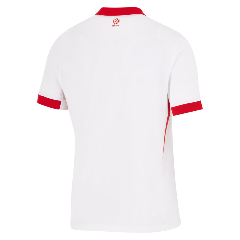 Poland Nike Home Stadium Shirt 2024 Custom Jersey - White