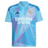 Real Madrid adidas Home Goalkeeper Shirt 2024-25 - Kids Custom Jersey - Blue - Jersey Teams World