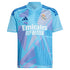 Real Madrid adidas Home Goalkeeper Shirt 2024-25 - Kids Custom Jersey - Blue - Jersey Teams World