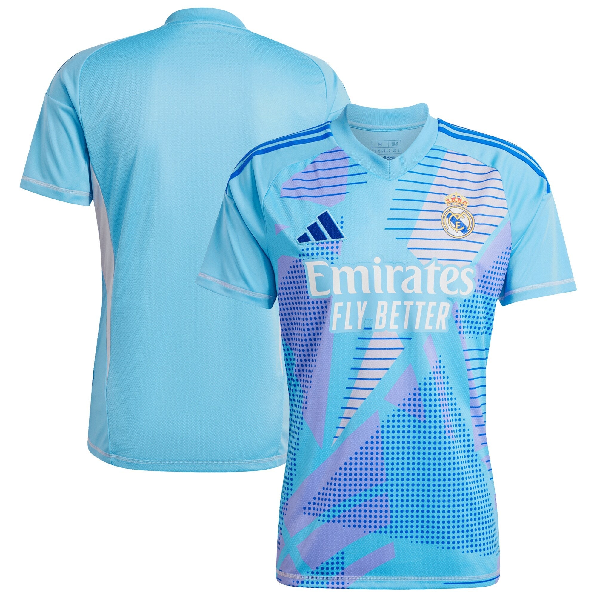 Real Madrid adidas Home Goalkeeper Shirt 2024-25 Custom Jersey - Blue