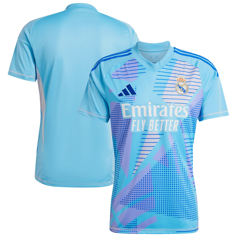 Real Madrid adidas Home Goalkeeper2024-25 Custom Jersey - Blue