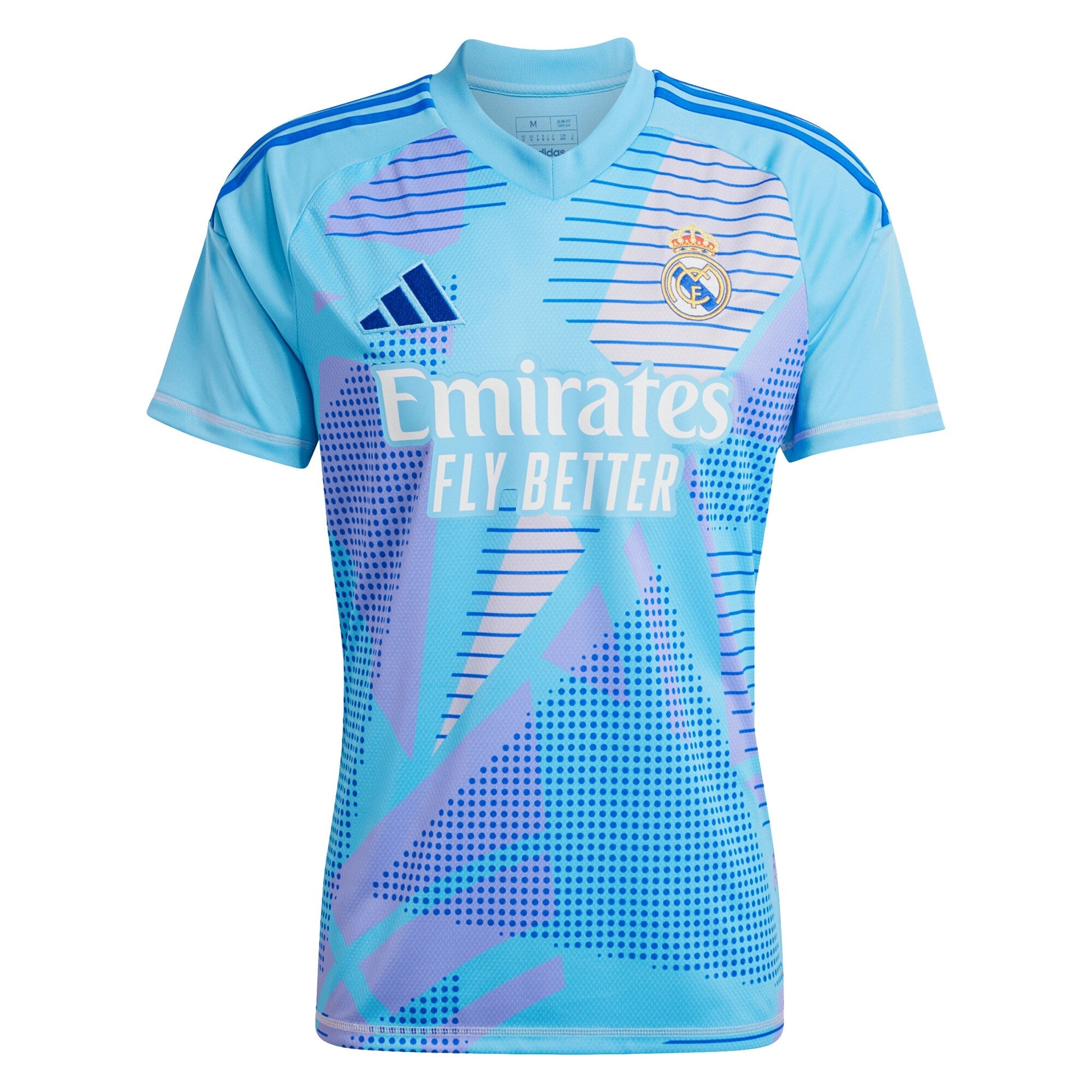 Real Madrid adidas Home Goalkeeper Shirt 2024-25 Custom Jersey - Blue