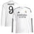Kylian Mbappé 9 Real Madrid adidas 2024/25 Home Long Sleeve Player Jersey - White