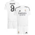 Real Madrid adidas Home Kids 2024-25 with Mbappé 9 printing Jersey - White - Jersey Teams World