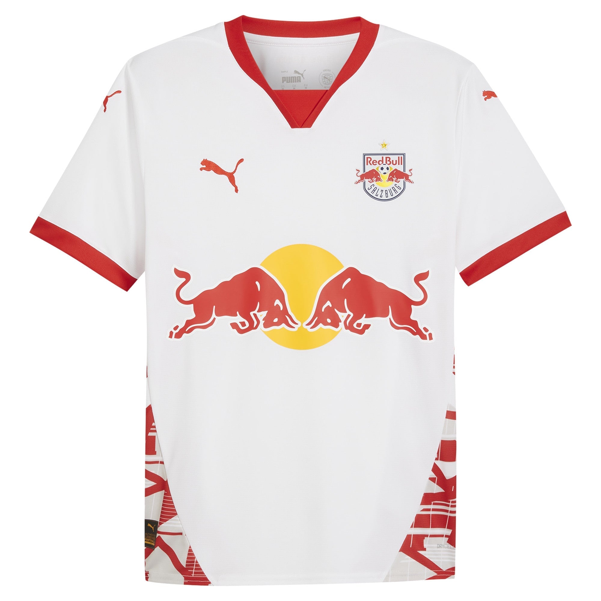 Red Bull Salzburg PUMA Home Shirt 2024-25 Custom Jersey - White