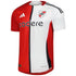 adidas River Plate 2024 third jersey in red and white with club logo and sponsor branding