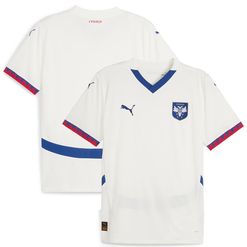 Serbia Away Shirt 2024-25 Custom Jersey - White