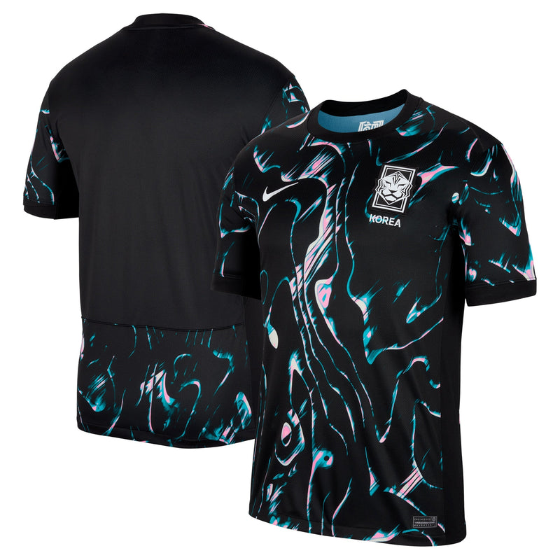 South Korea Nike Stadium Away Shirt 2024 Custom Jersey - Black