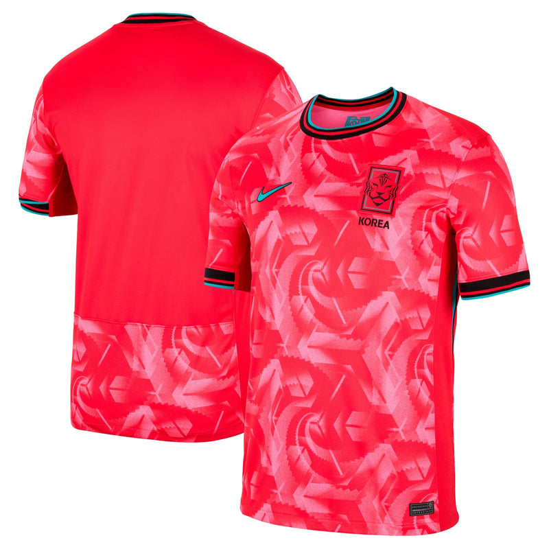 South Korea Nike Stadium Home Shirt 2024 Custom Jersey - Red