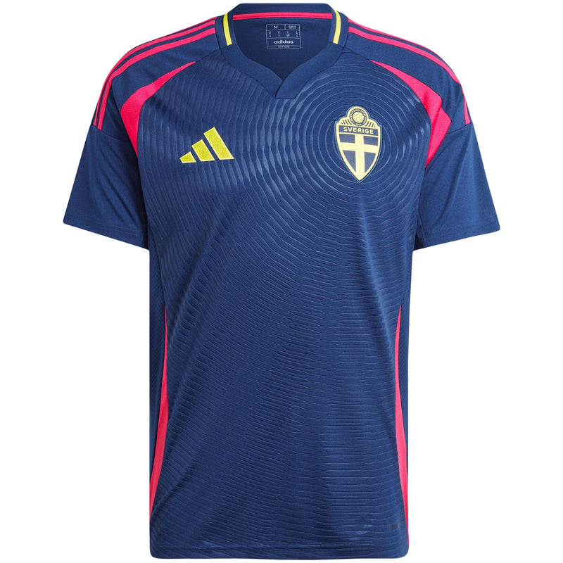 Sweden adidas Away Shirt 2024 Custom Jersey - Navy