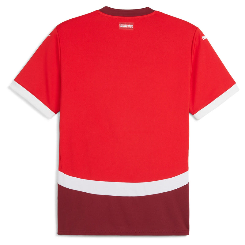 Switzerland Puma Home Shirt 2024 Custom Jersey - Red