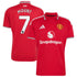 Official Mason Mount Manchester United adidas 2026/27 Home Replica Jersey - Red