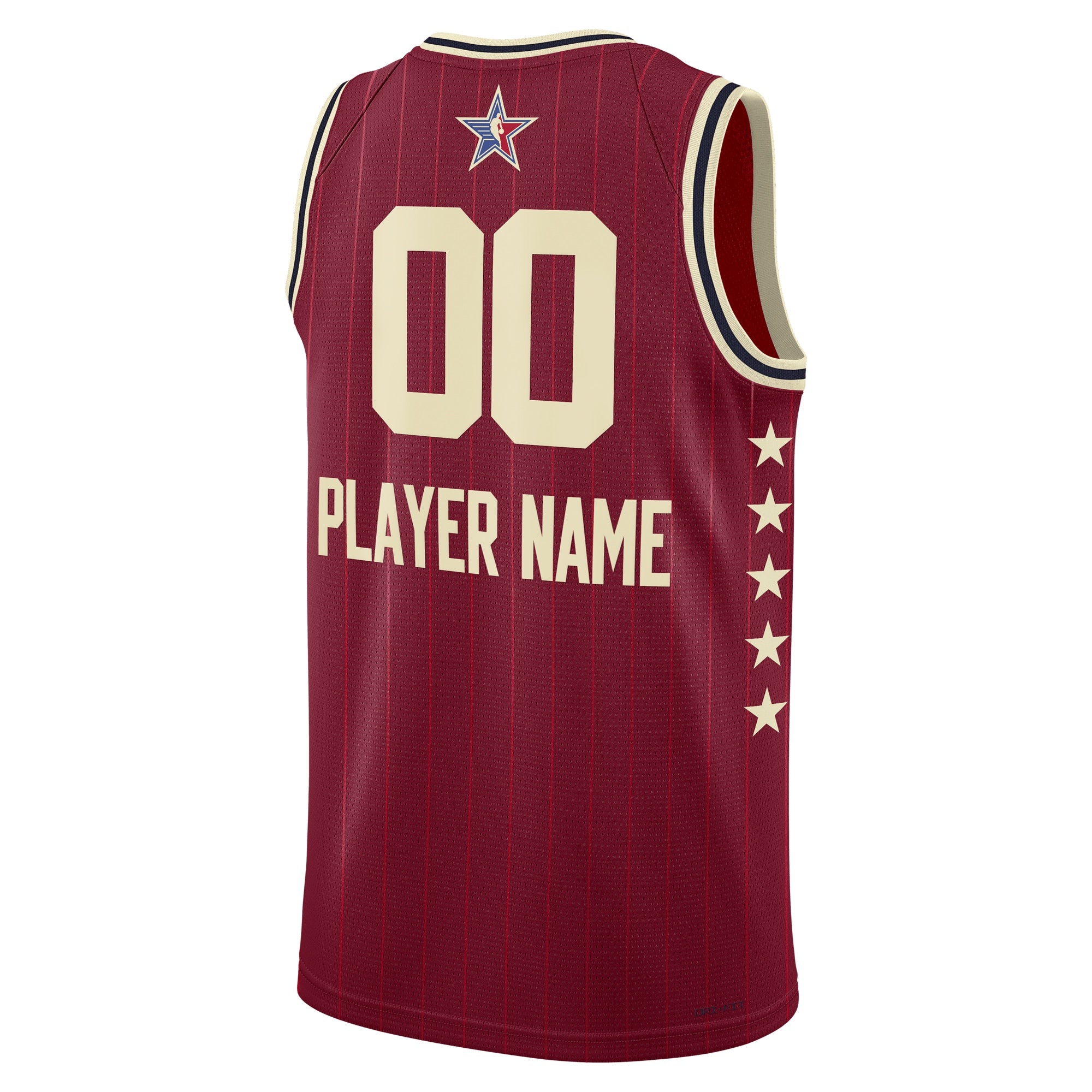 Unisex 2024 NBA All-Star Game Swingman Custom Jersey - Crimson