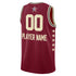Unisex 2024 NBA All-Star Game Swingman Custom Jersey - Crimson