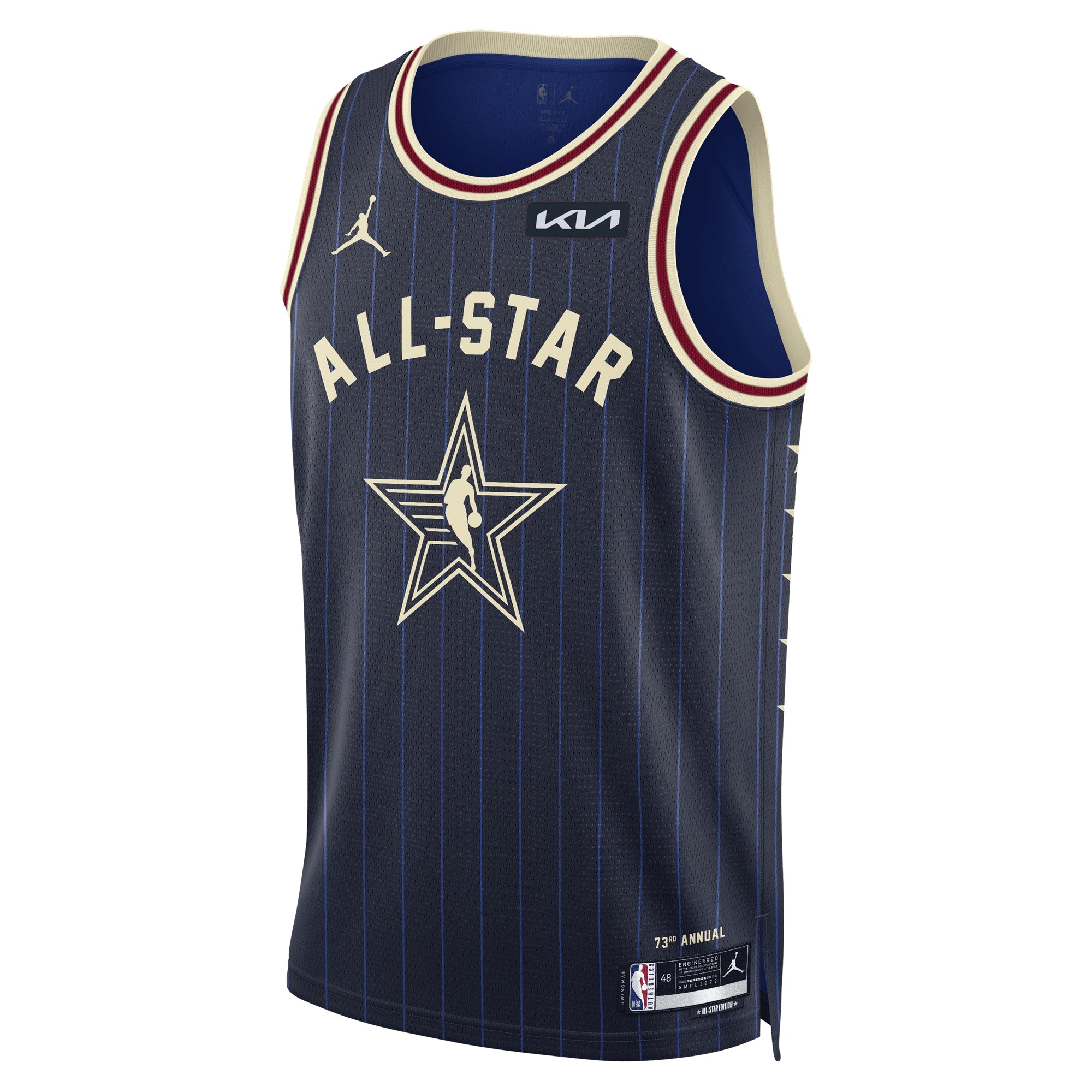 Unisex 2024 NBA All-Star Game Swingman Custom Jersey - Navy