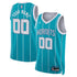 Charlotte Hornets Jordan Brand Unisex Swingman Custom Jersey Teal - Icon Edition