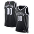Brooklyn Nets Nike Unisex Swingman Custom Jersey Black - Icon Edition