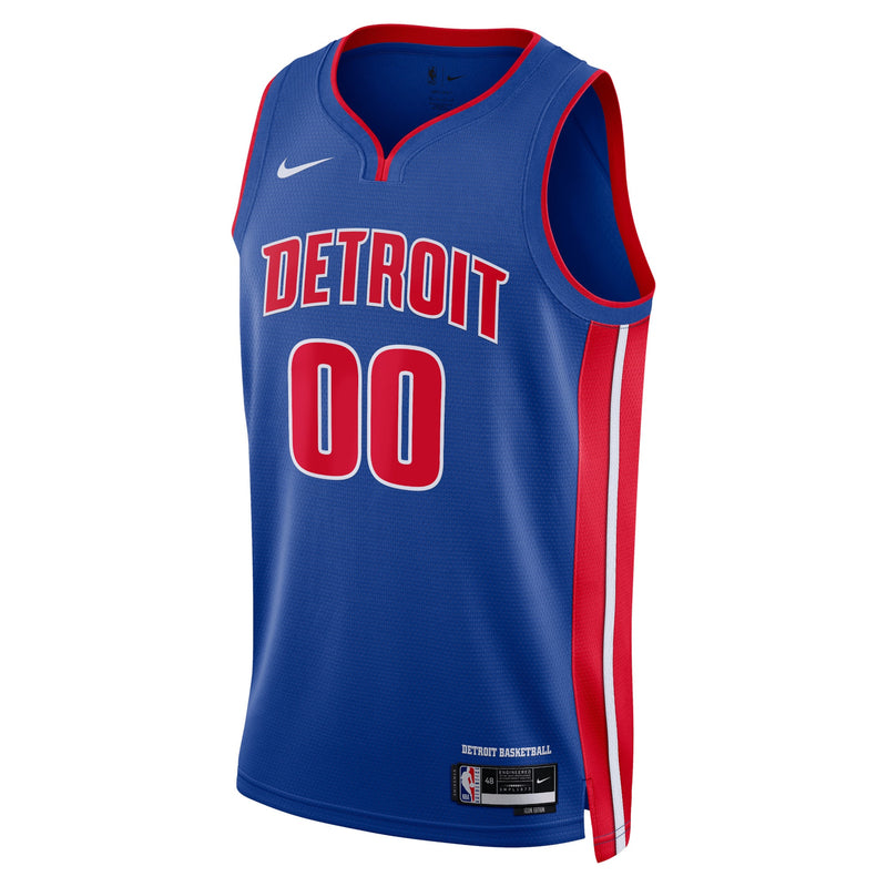 Detroit Pistons Nike Unisex Swingman Custom Jersey Blue - Icon Edition